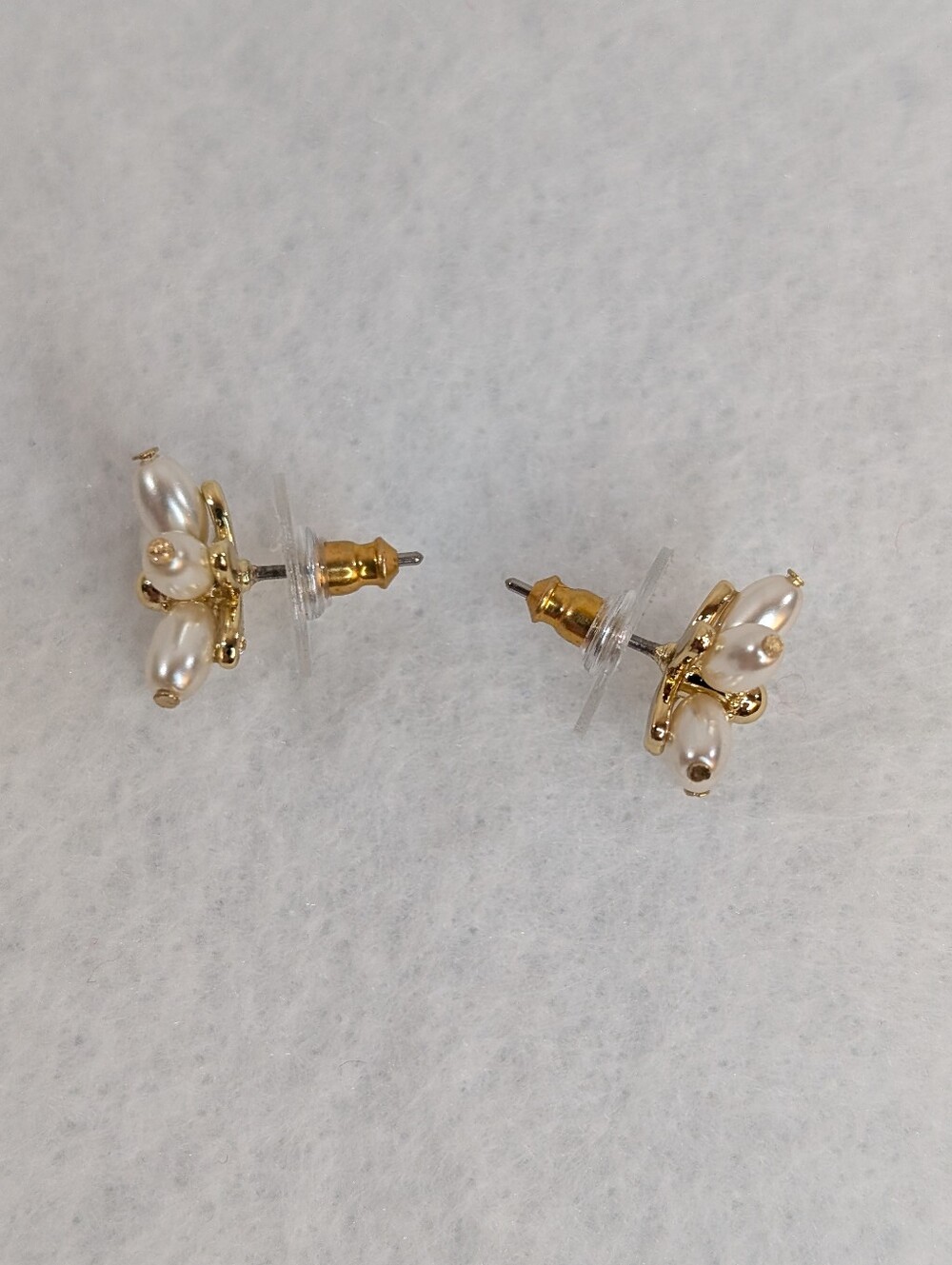 Kate Spade Flower Earrings With Gold Tone And Faux Pearl - Picture 5 of 6